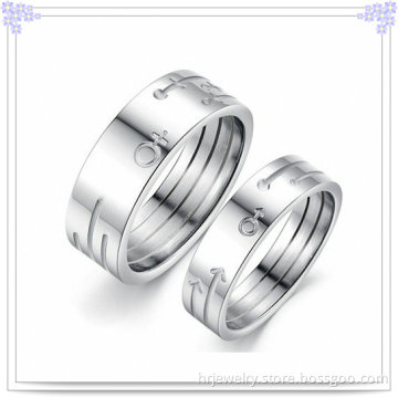 Fashion Jewelry Stainless Steel Ring for Lovers (HR3633)